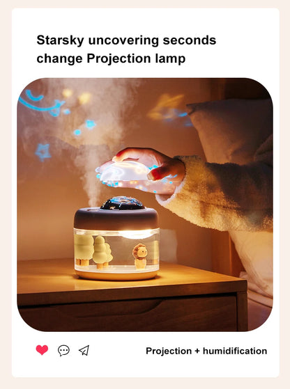 Humidificateur d’air avec veilleuse pour chambre de bébé
