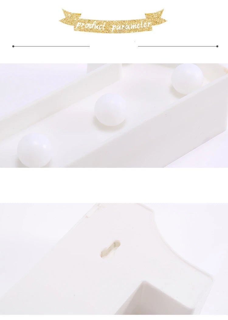 Alphabet lettre LED lumières lumineux 22cm