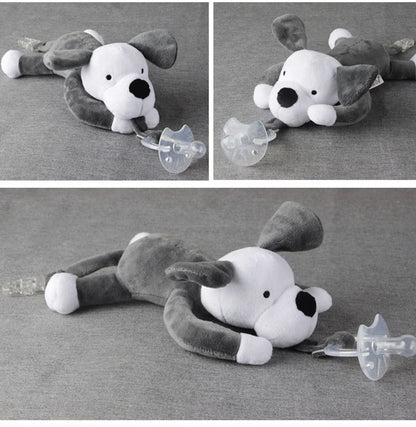 Tétine pour nouveau-né avec animaux en peluche