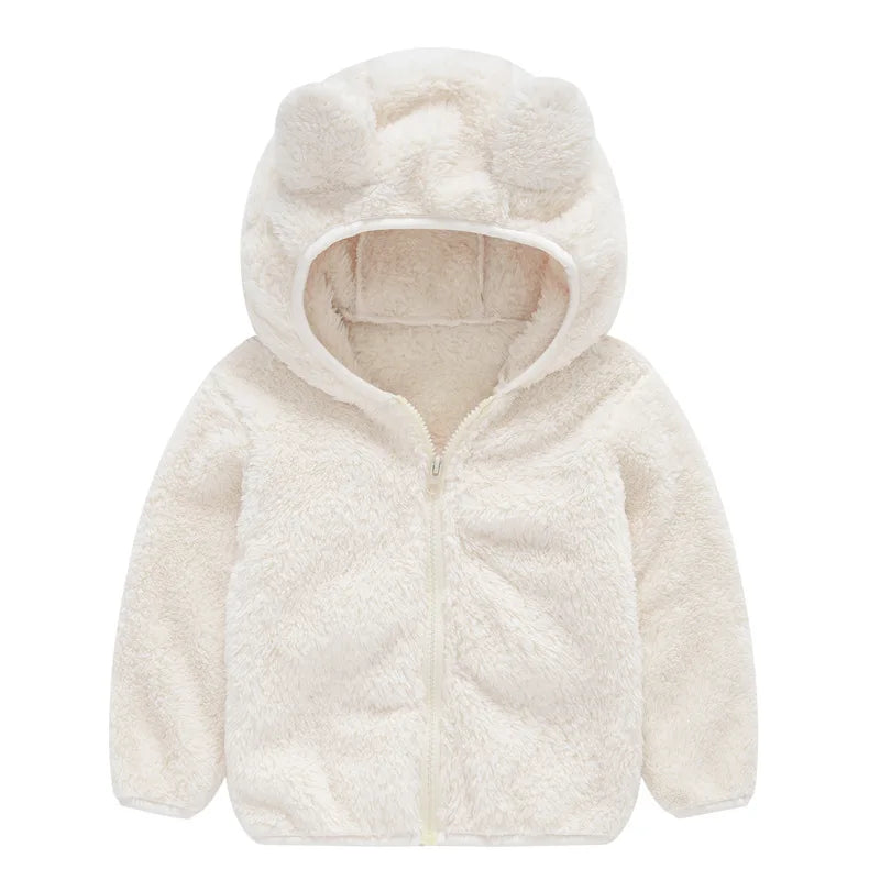 Manteau à capuche en forme d’ours pour bébé