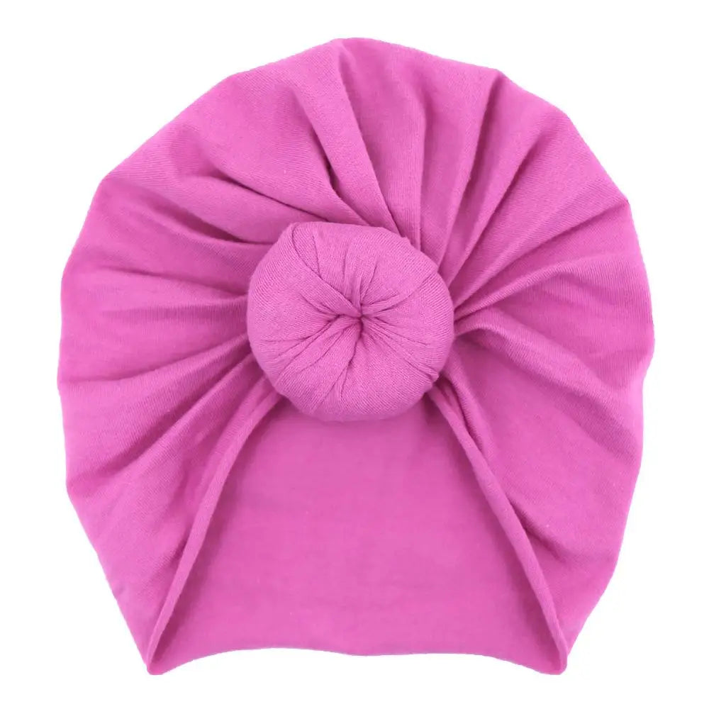 Bonnet turban donuts en coton