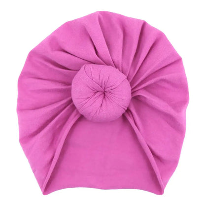 Bonnet turban donuts en coton