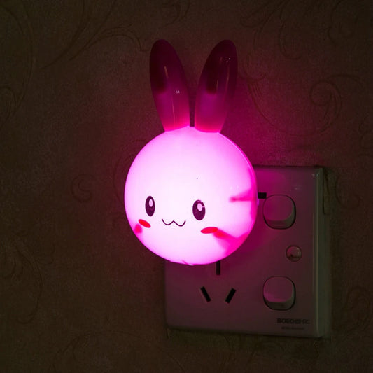 Lampe à applique murale en forme de lapin