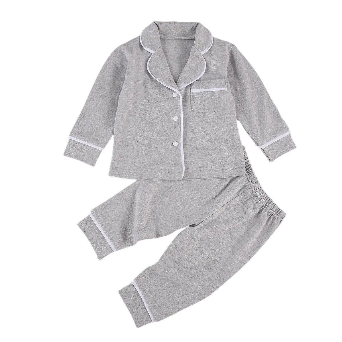 Pyjama unisexe en coton pour bébé
