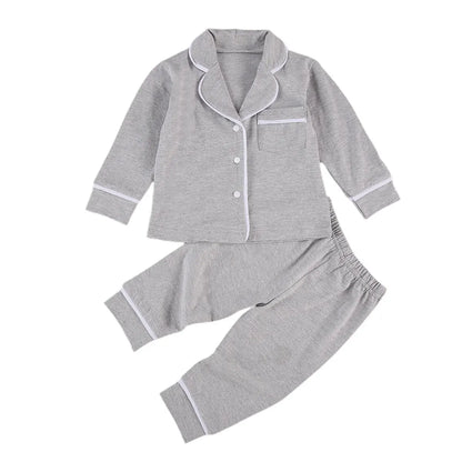 Pyjama unisexe en coton pour bébé