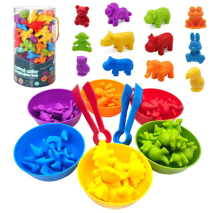 Jouet de tri d'animaux montessori