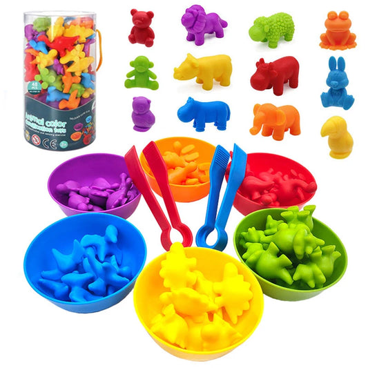 Jouet de tri d'animaux montessori