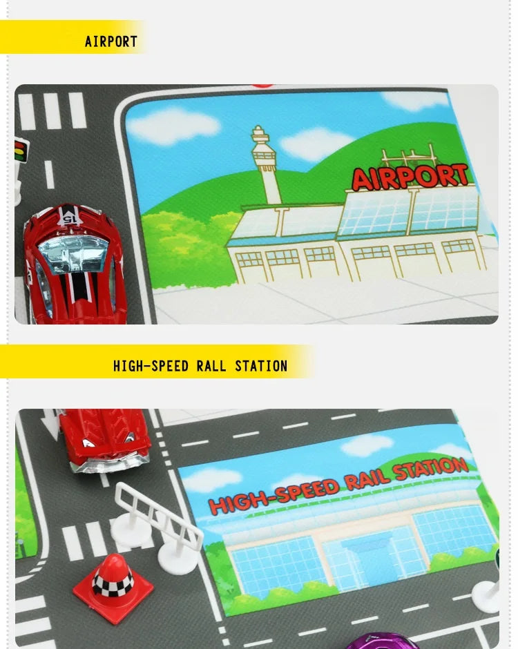 Tapis de route éducatif pour enfants