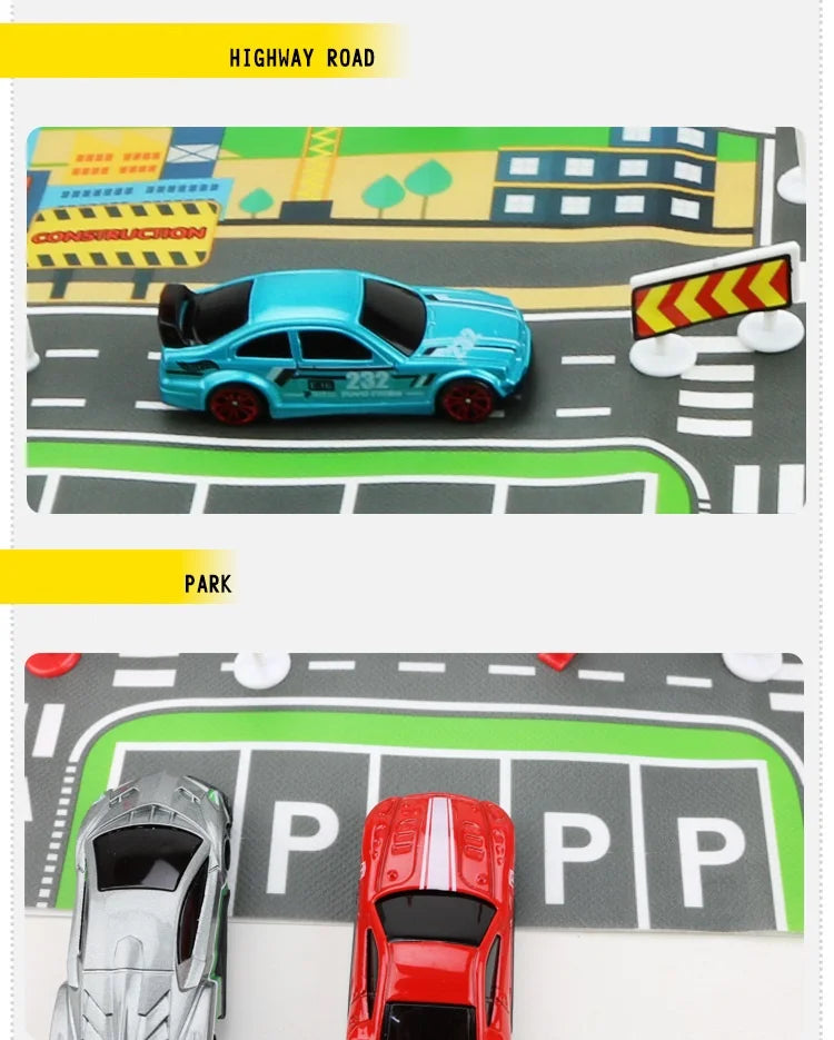 Tapis de route éducatif pour enfants