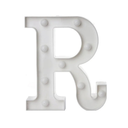 Alphabet lettre LED lumières lumineux 22cm