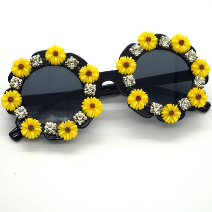 Lunettes de soleil florales pour enfants