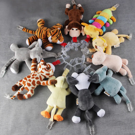 Tétine pour nouveau-né avec animaux en peluche