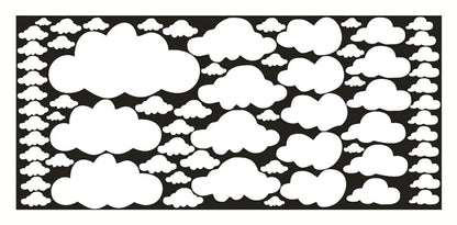 Autocollants muraux à motif nuage