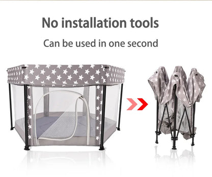 Parc pour bébé pliable avec matelas