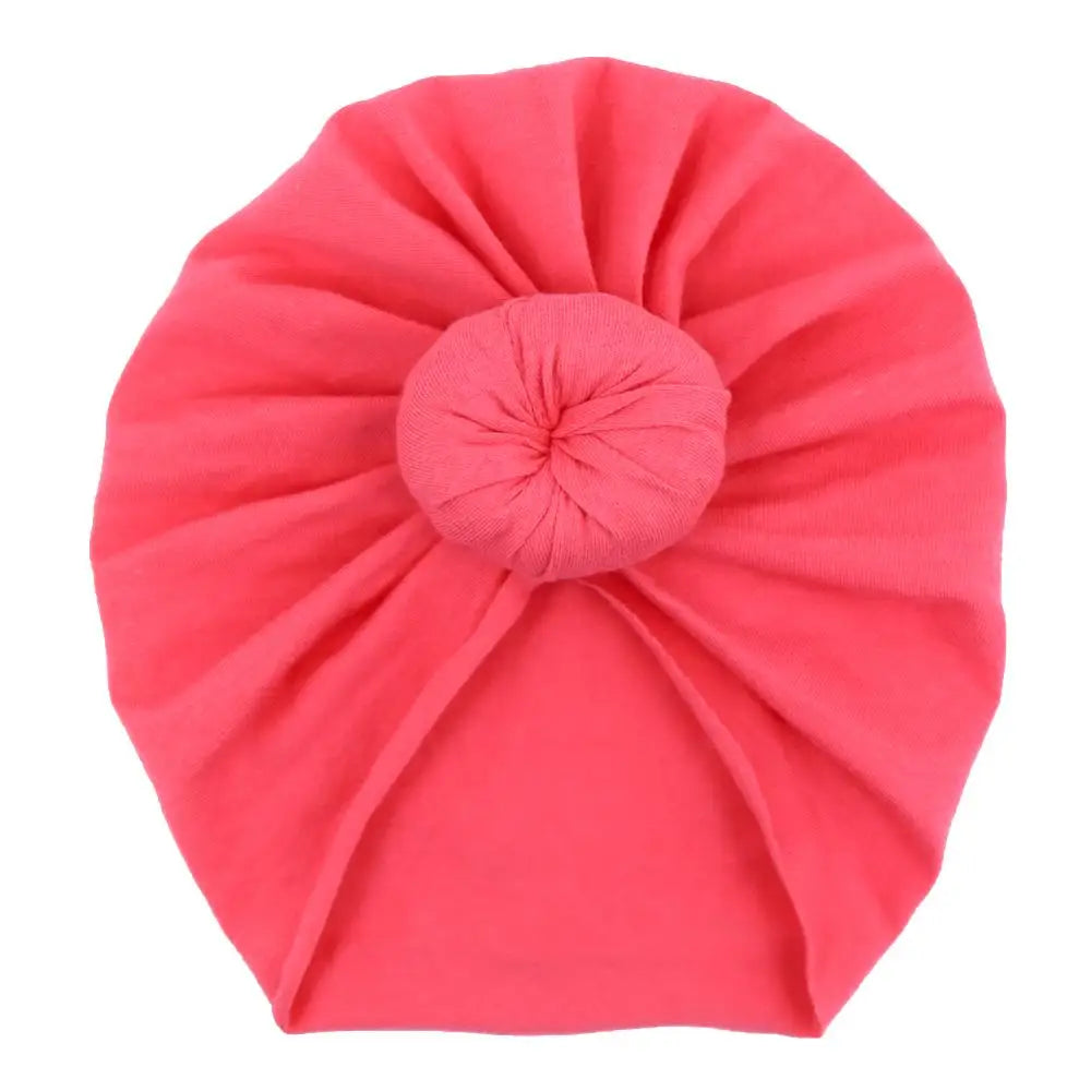 Bonnet turban donuts en coton