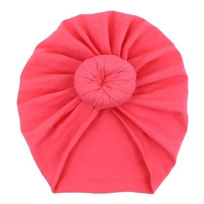 Bonnet turban donuts en coton