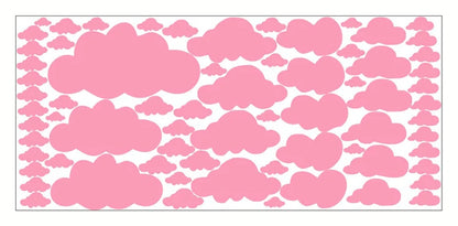 Autocollants muraux à motif nuage