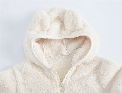 Manteau à capuche en forme d’ours pour bébé
