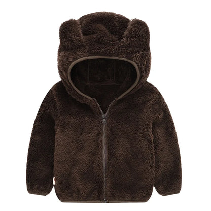 Manteau à capuche en forme d’ours pour bébé
