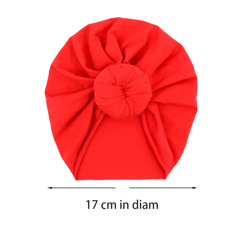 Bonnet turban donuts en coton