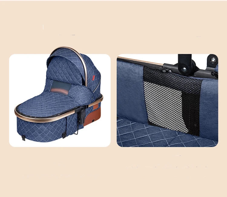 Poussette 2 en 1 pour bébé
