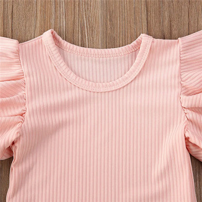 Barboteuse à manches courtes pour petite fille