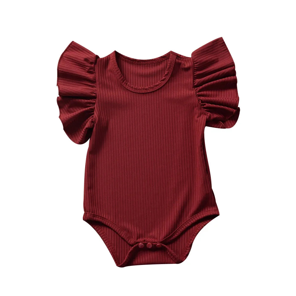 Barboteuse à manches courtes pour petite fille