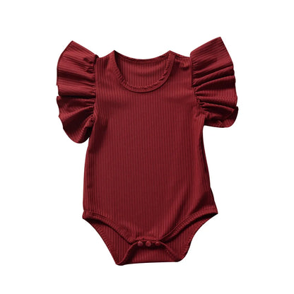 Barboteuse à manches courtes pour petite fille