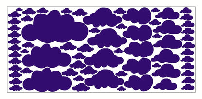 Autocollants muraux à motif nuage
