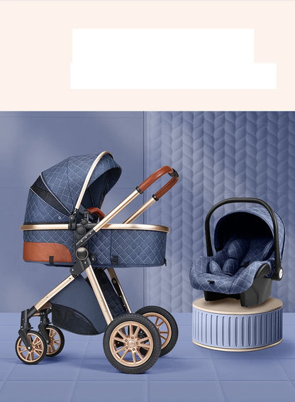 Poussette 2 en 1 pour bébé