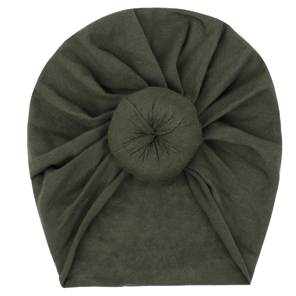 Bonnet turban donuts en coton