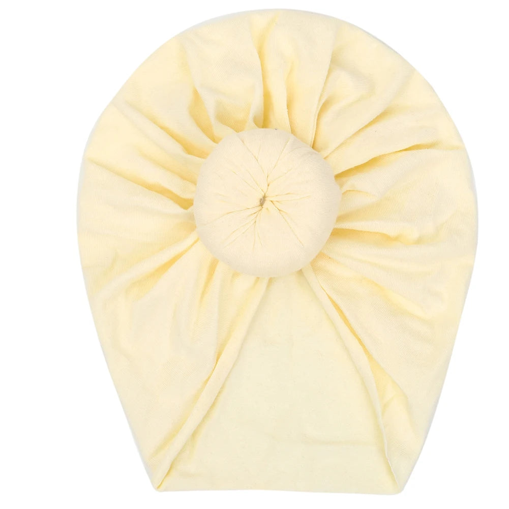 Bonnet turban donuts en coton
