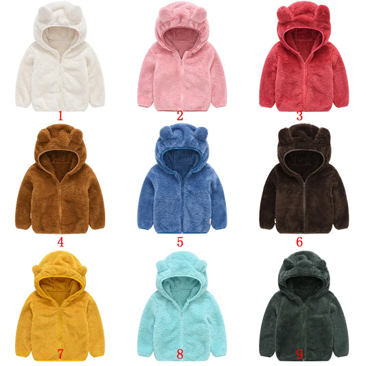 Manteau à capuche en forme d’ours pour bébé