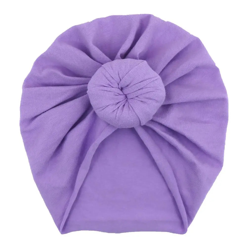 Bonnet turban donuts en coton
