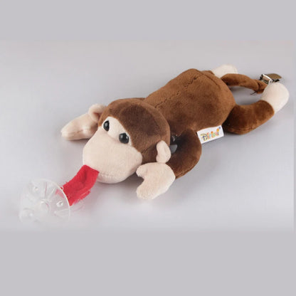 Tétine pour nouveau-né avec animaux en peluche