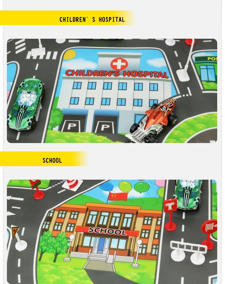 Tapis de route éducatif pour enfants