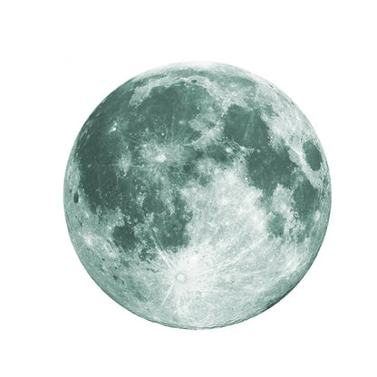 Sticker mural en forme de lune