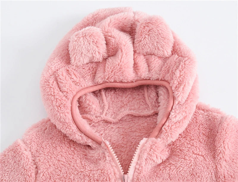Manteau à capuche en forme d’ours pour bébé