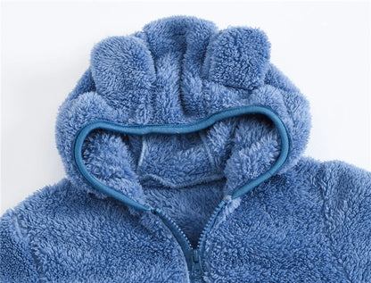 Manteau à capuche en forme d’ours pour bébé