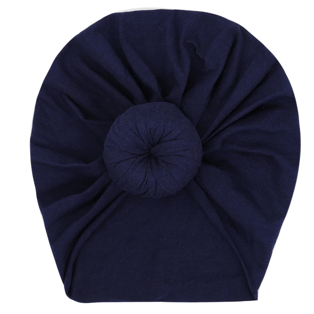 Bonnet turban donuts en coton