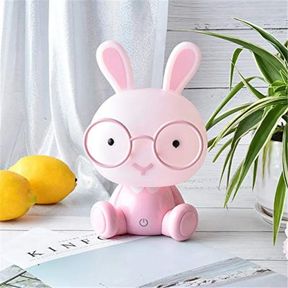 Veilleuse LED en forme de lapin de dessin animé