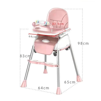 Chaise haute pliante pour bébé