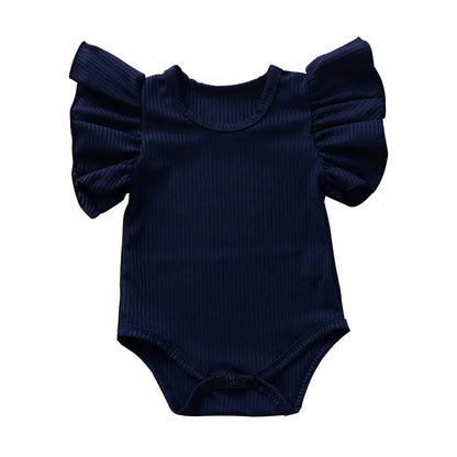 Barboteuse à manches courtes pour petite fille