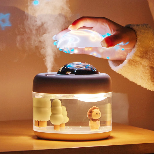 Humidificateur d’air avec veilleuse pour chambre de bébé