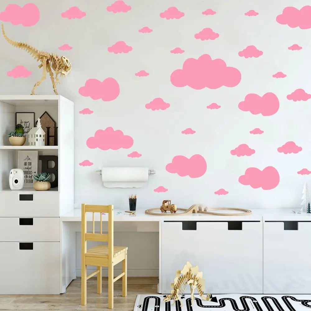 Autocollants muraux à motif nuage