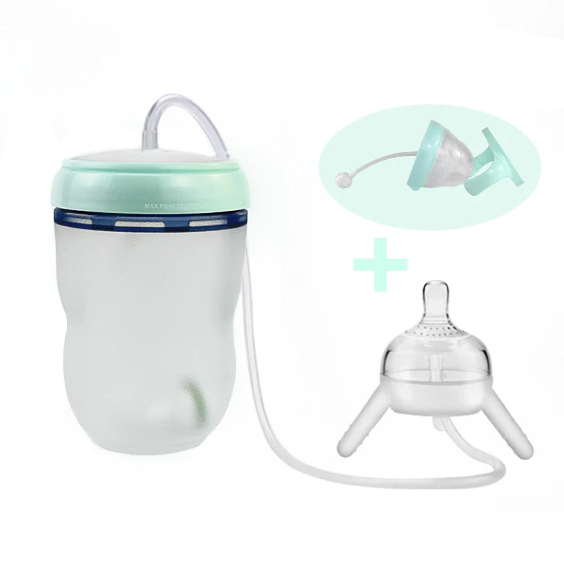 Biberon multifonction en paille pour bébé