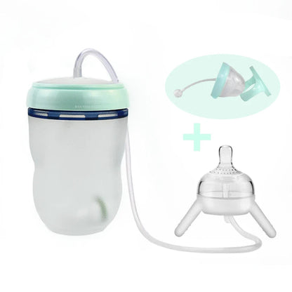 Biberon multifonction en paille pour bébé