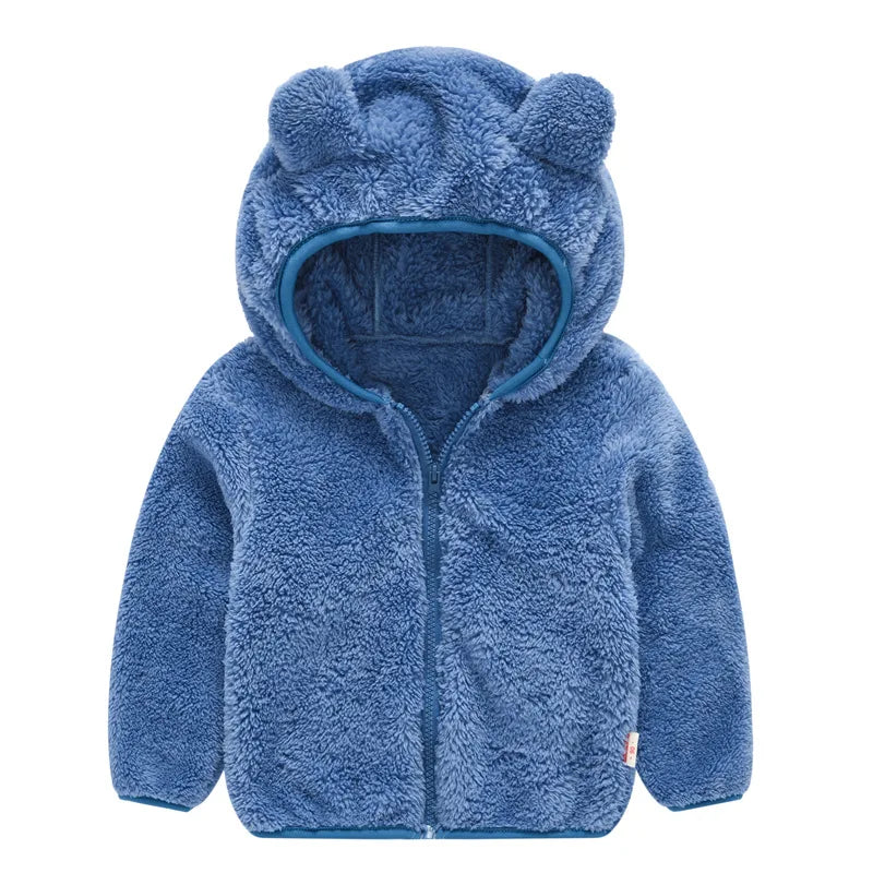 Manteau à capuche en forme d’ours pour bébé