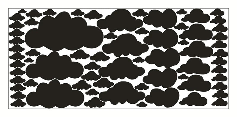Autocollants muraux à motif nuage