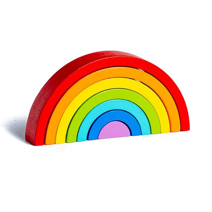 Jeu Montessori d’empilement en bois pour bébé